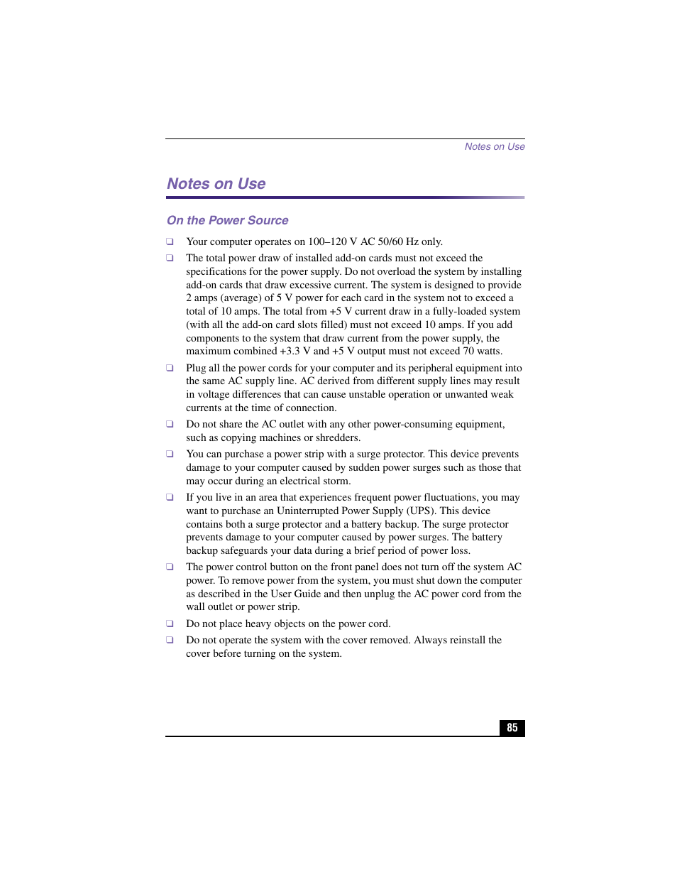 Sony PCV-RX460 User Manual | Page 83 / 98