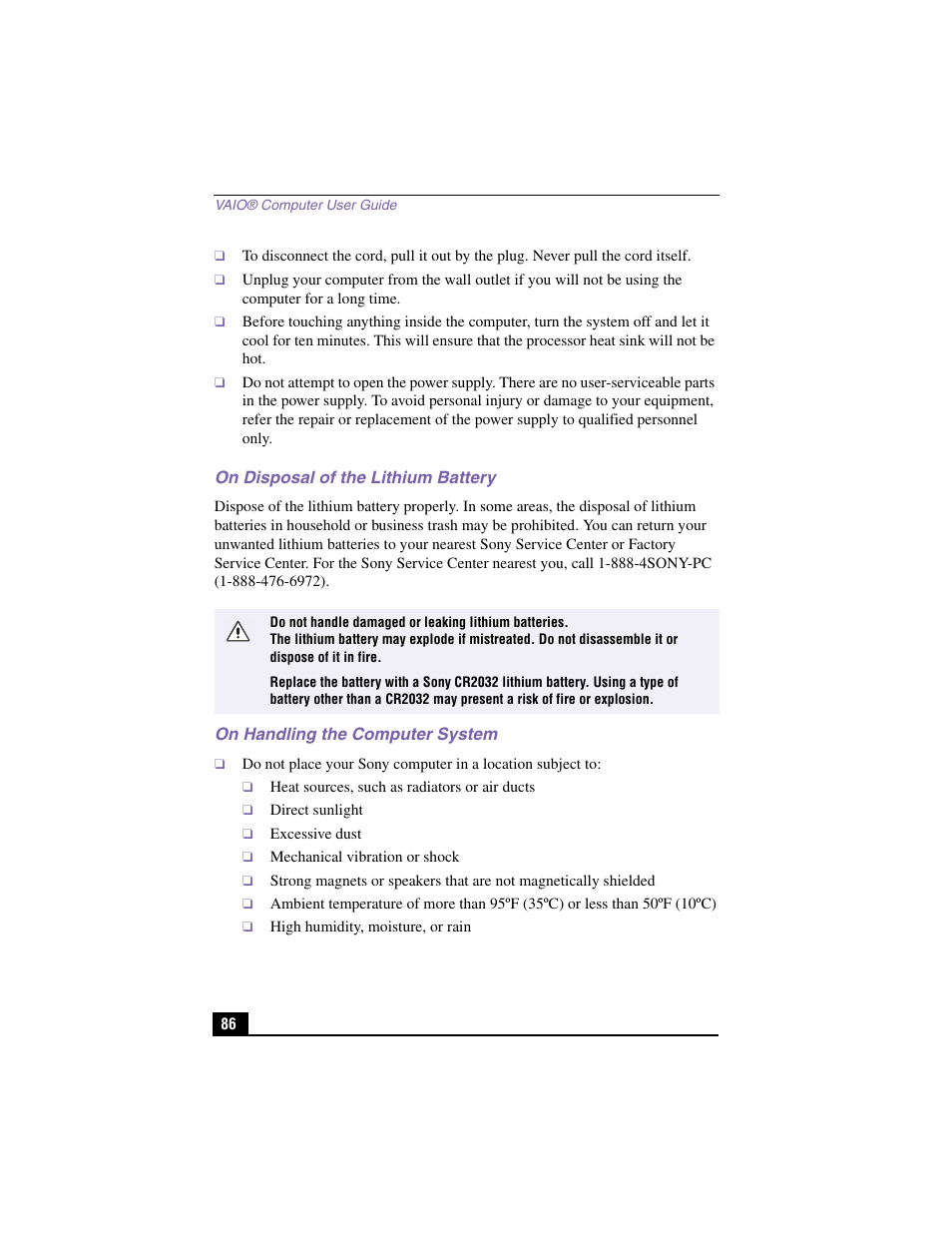 Sony PCV-RX460 User Manual | Page 84 / 98