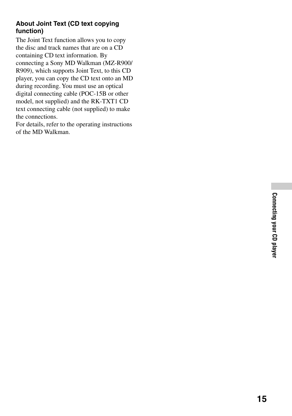 Sony D-EJ835 User Manual | Page 15 / 28