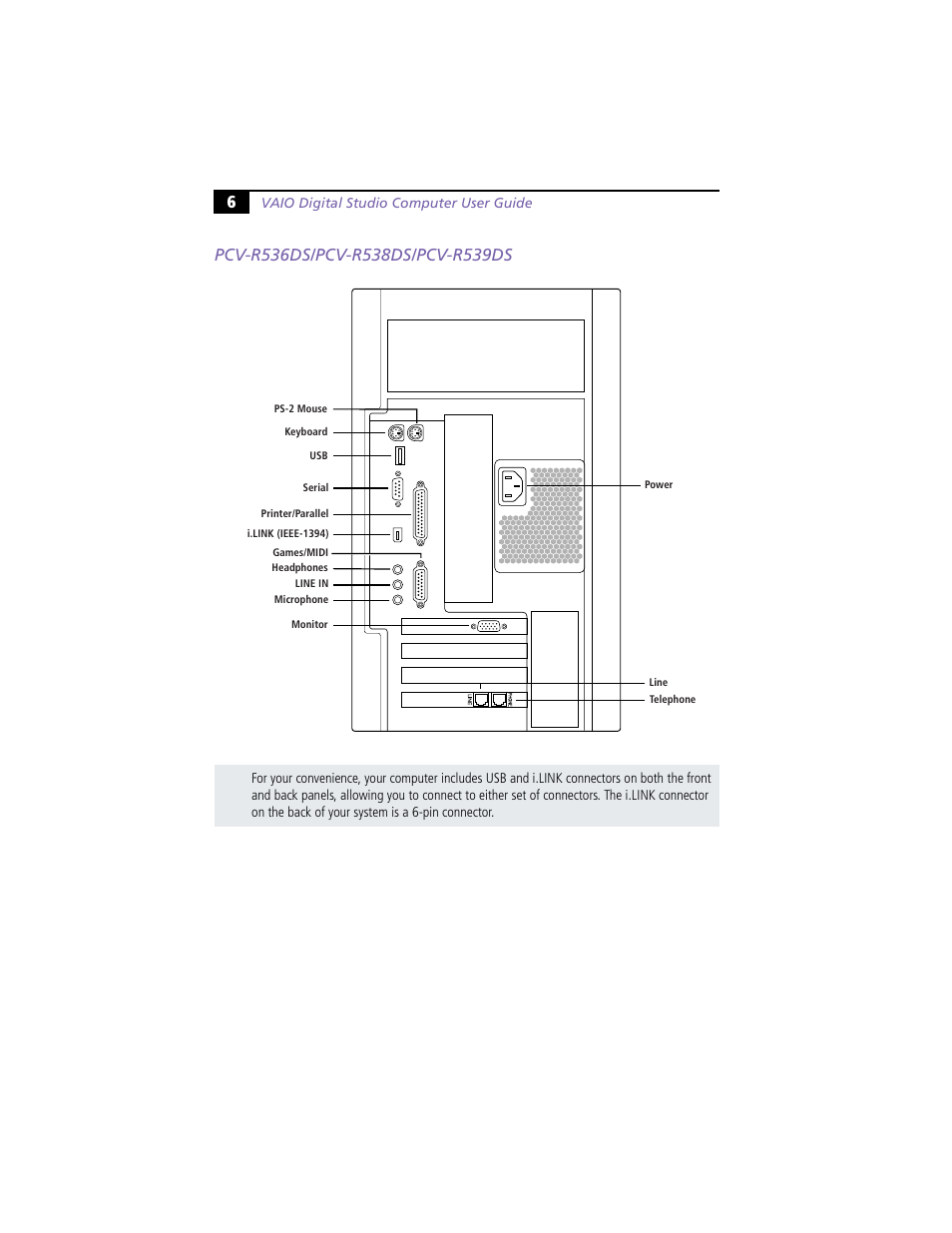 Sony PCV-R538DS User Manual | Page 10 / 44