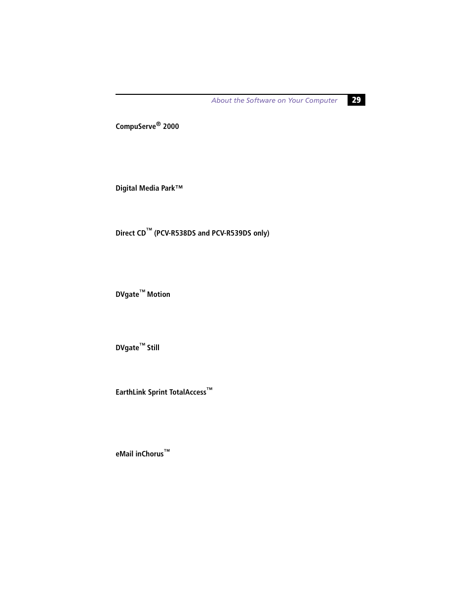 Sony PCV-R538DS User Manual | Page 33 / 44