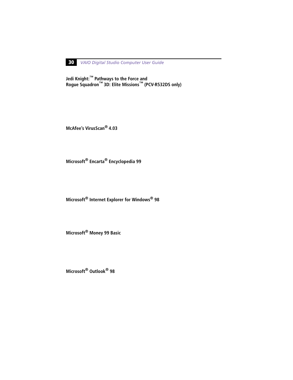 Sony PCV-R538DS User Manual | Page 34 / 44