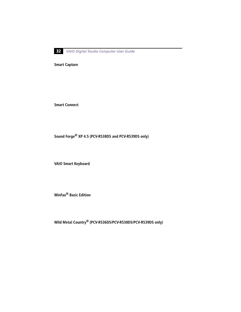 Sony PCV-R538DS User Manual | Page 36 / 44