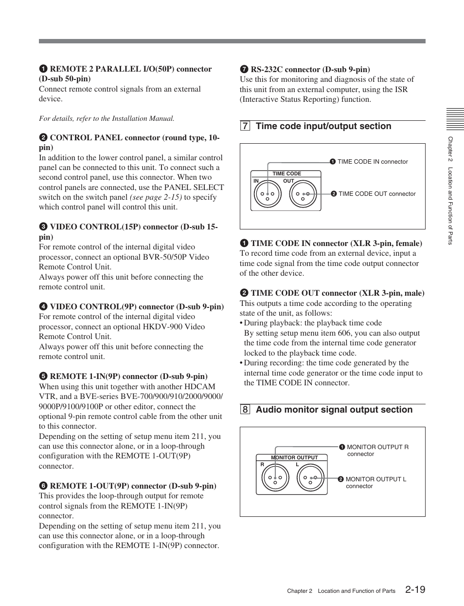 Sony HDW-S2000 User Manual | Page 29 / 158