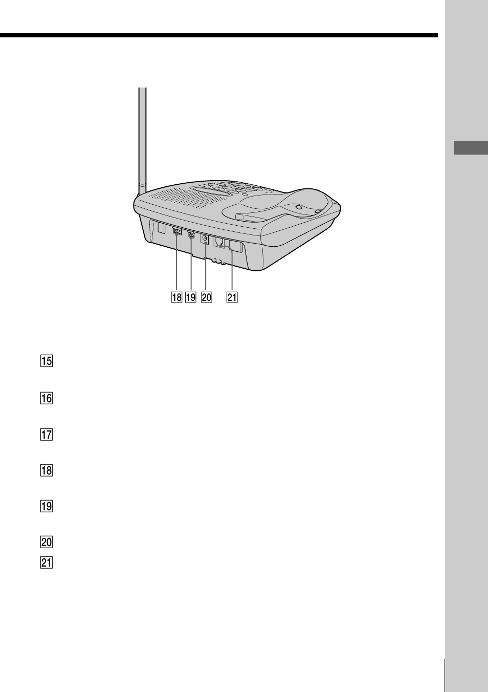 Getting started | Sony SPP-933 User Manual | Page 15 / 80