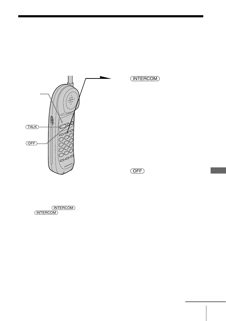 To talk from the handset to the base phone | Sony SPP-933 User Manual | Page 27 / 80