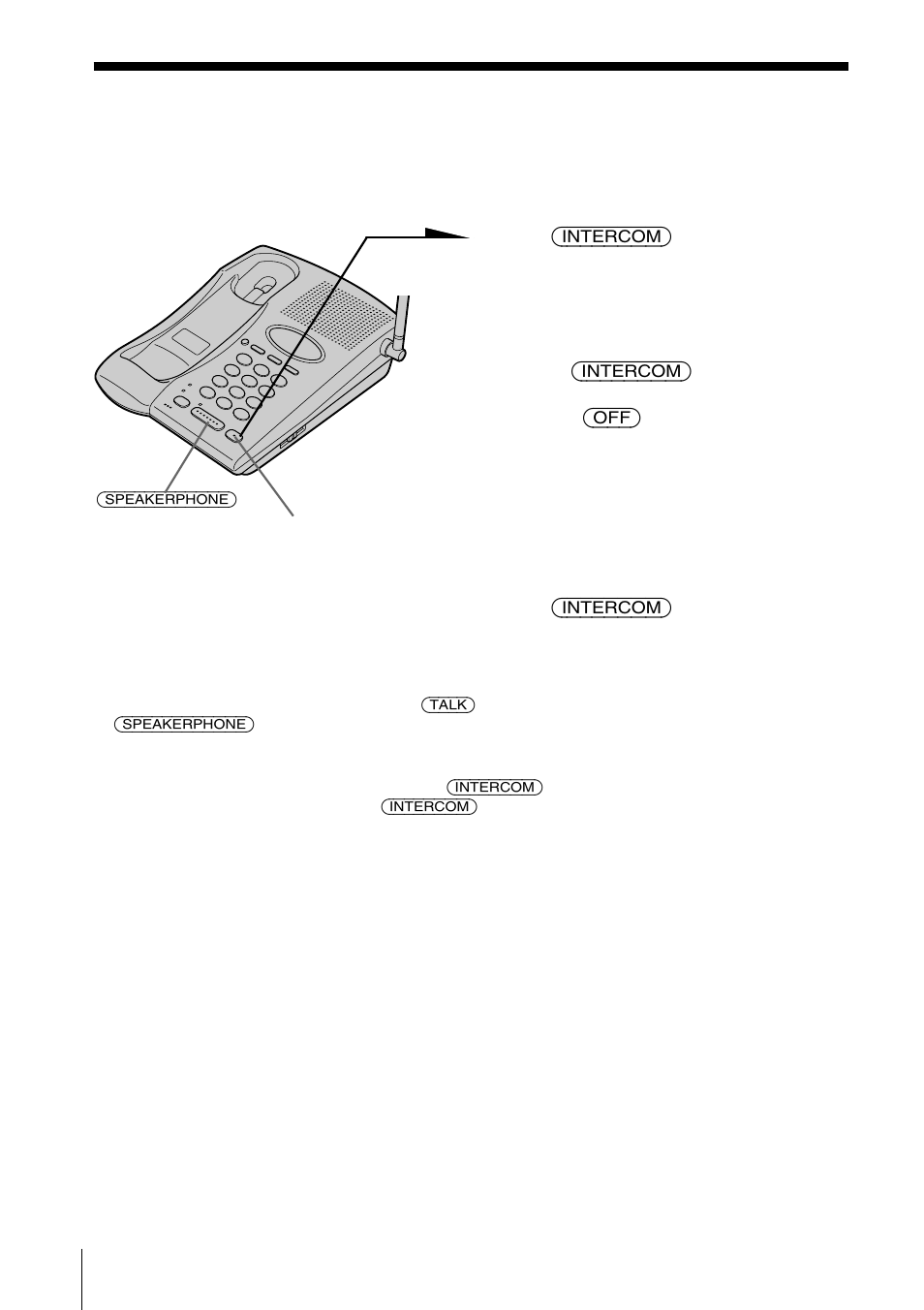 To talk from the base phone to the handset | Sony SPP-933 User Manual | Page 28 / 80