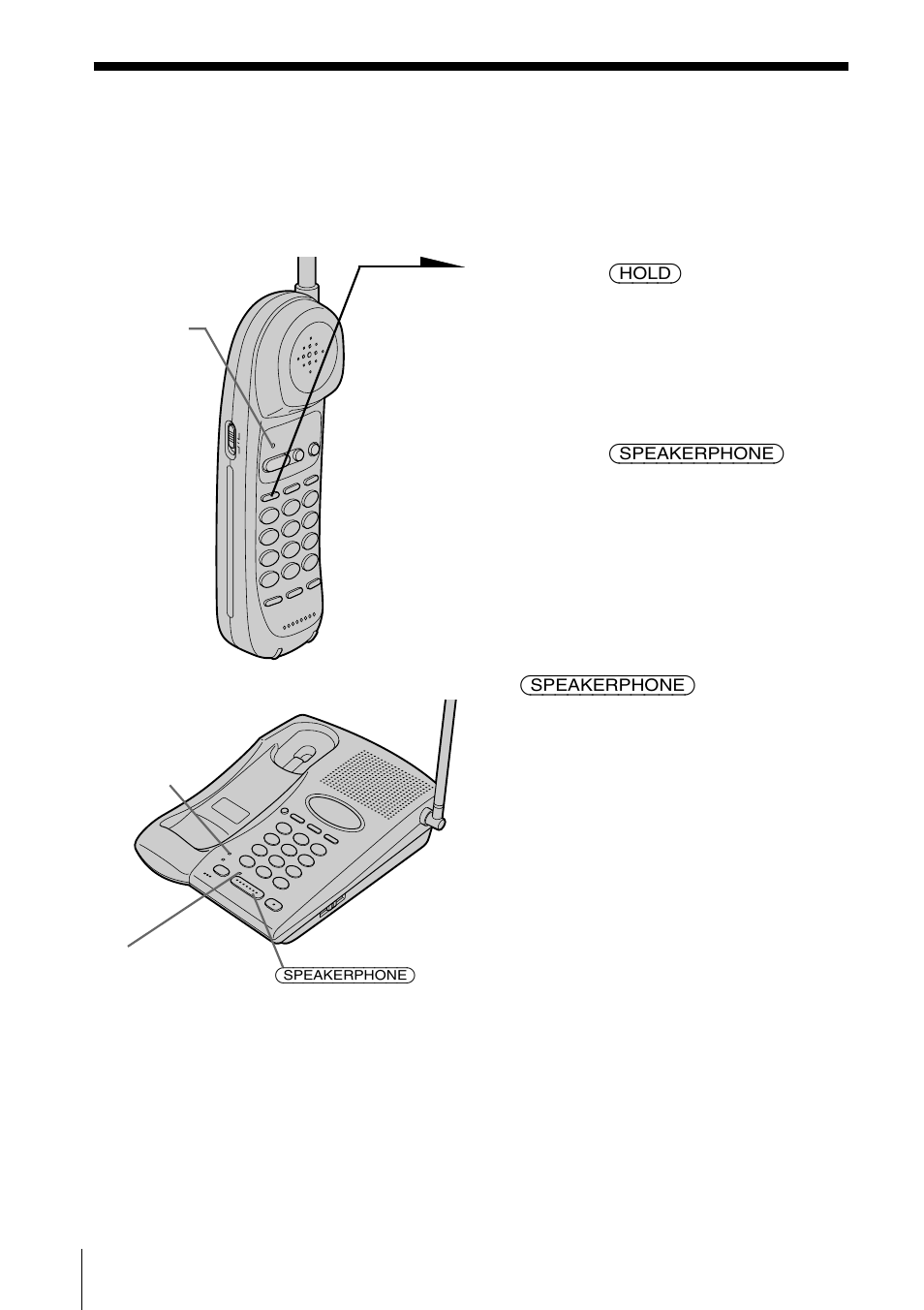 Para cambiar del microteléfono al teléfono base | Sony SPP-933 User Manual | Page 64 / 80