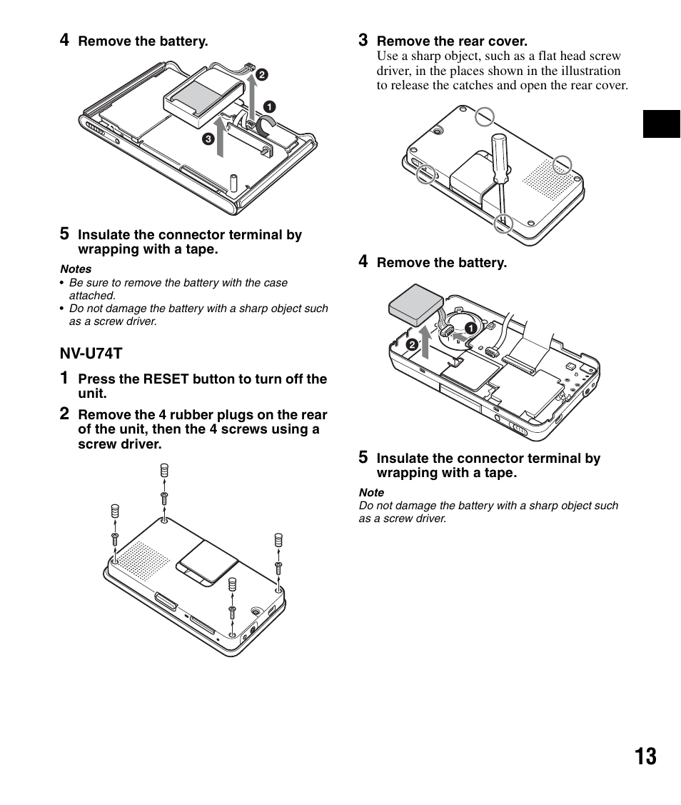 Sony NV-U84 User Manual | Page 13 / 60