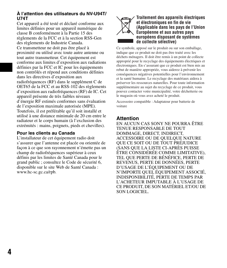 Sony NV-U84 User Manual | Page 22 / 60