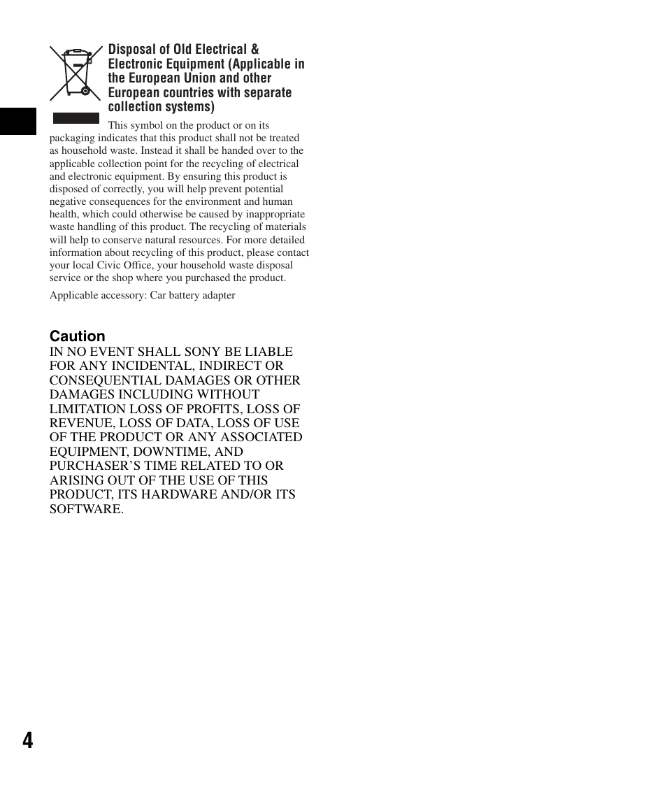 Sony NV-U84 User Manual | Page 4 / 60