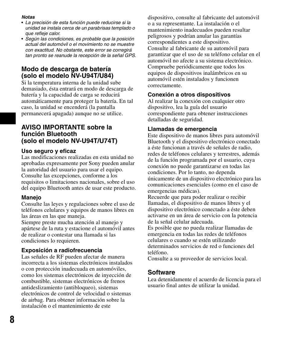 Sony NV-U84 User Manual | Page 46 / 60