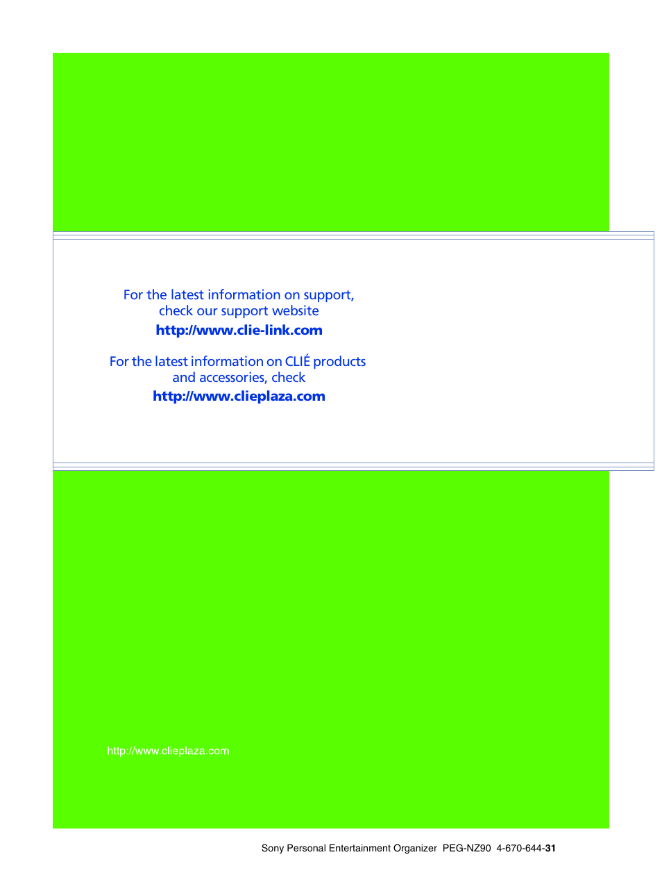 Sony PEG-NZ90 User Manual | Page 115 / 115