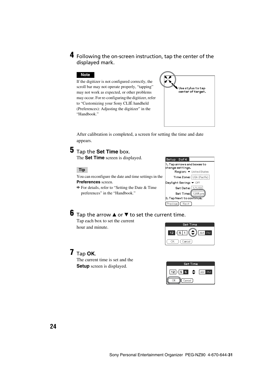 Sony PEG-NZ90 User Manual | Page 24 / 115
