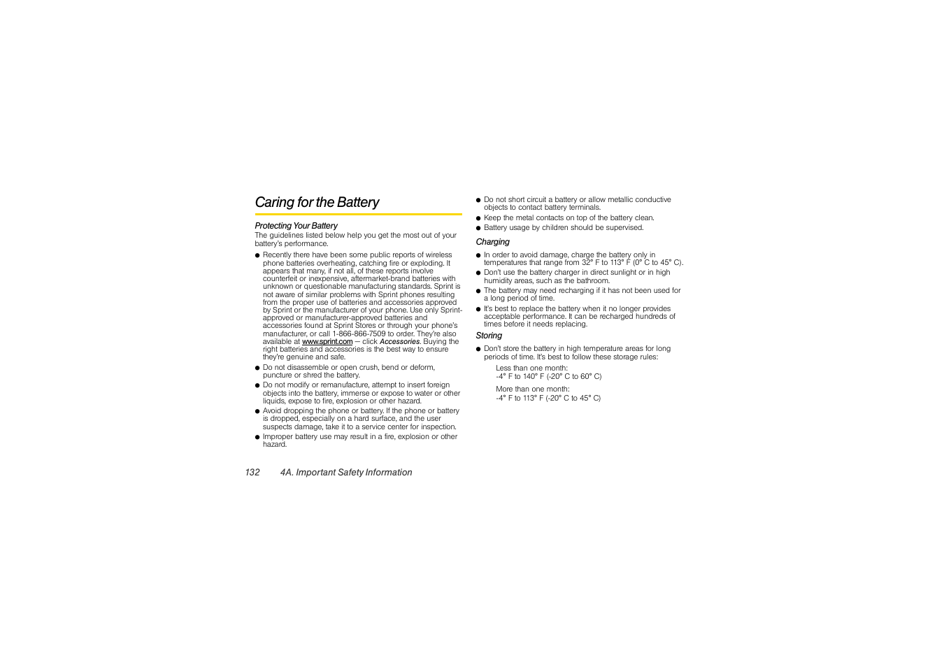 Caring for the battery | Sony SCP-3810 User Manual | Page 144 / 160