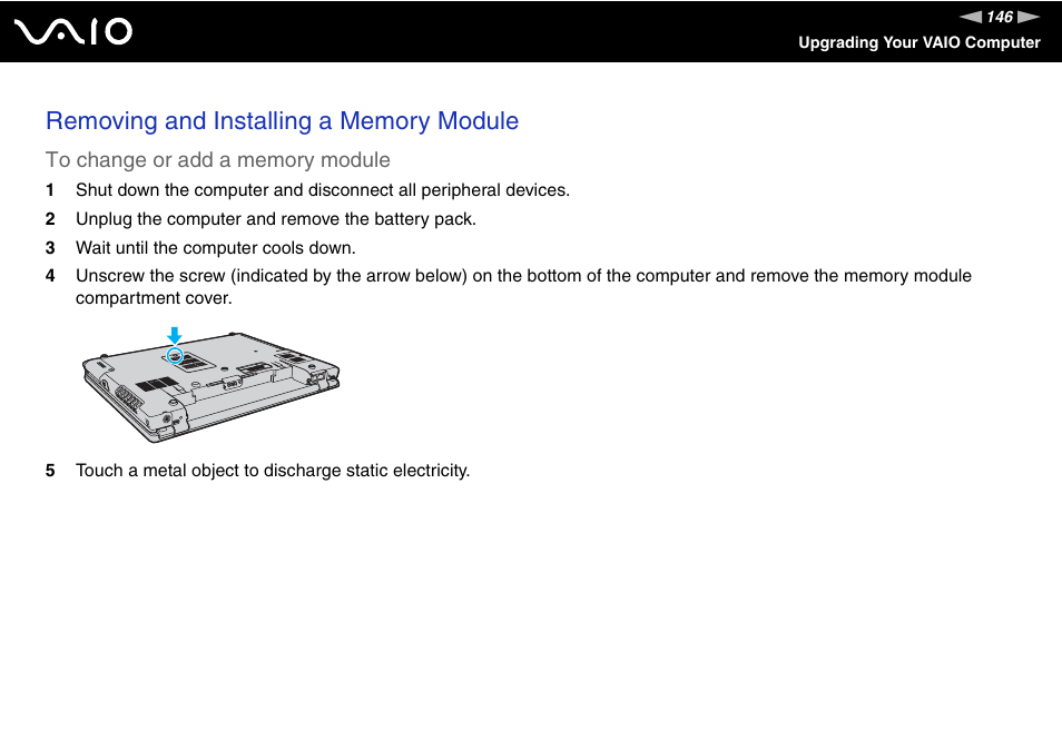 Sony VGN-BX700 User Manual | Page 146 / 223