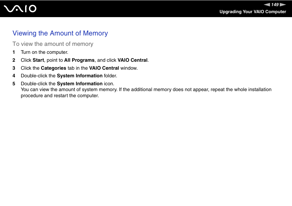 Sony VGN-BX700 User Manual | Page 149 / 223