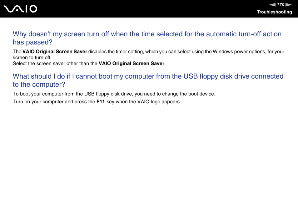 Sony VGN-BX700 User Manual | Page 170 / 223