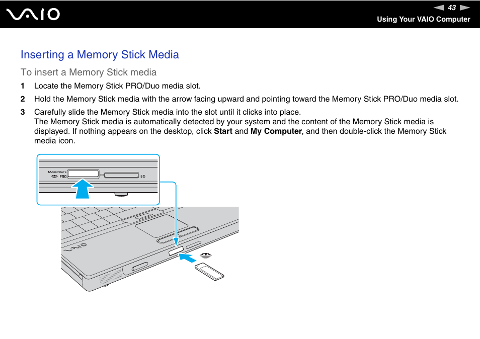 Sony VGN-BX700 User Manual | Page 43 / 223