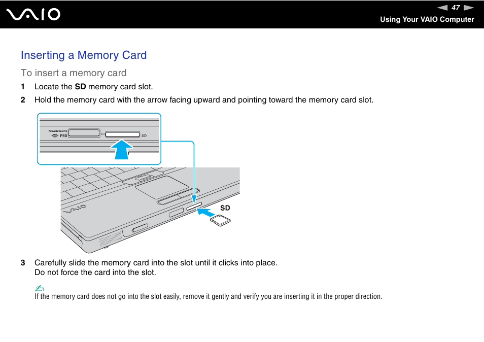 Sony VGN-BX700 User Manual | Page 47 / 223