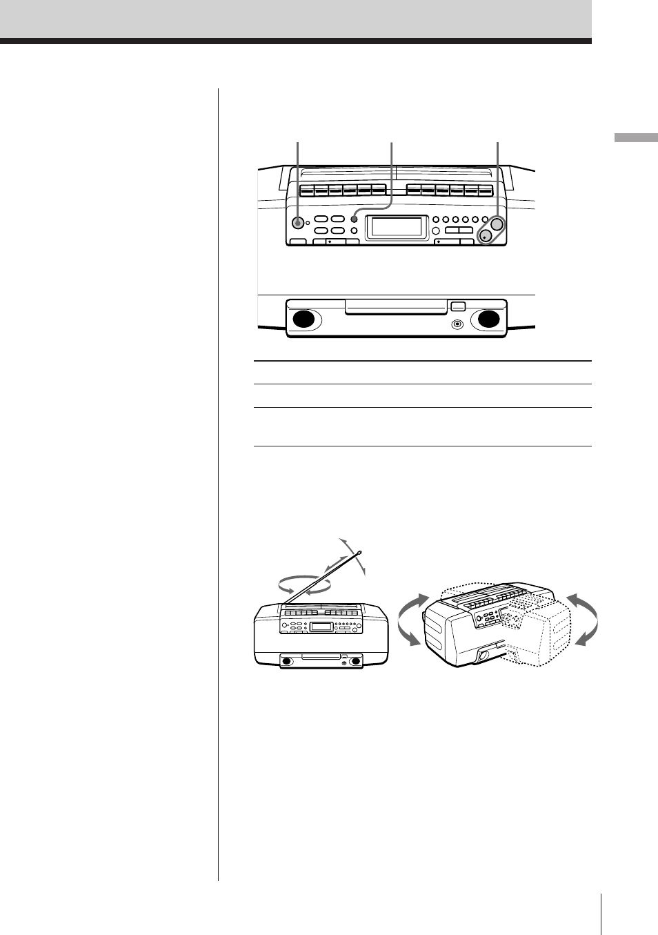 Basic operations 7 | Sony CFD-W57L User Manual | Page 8 / 72