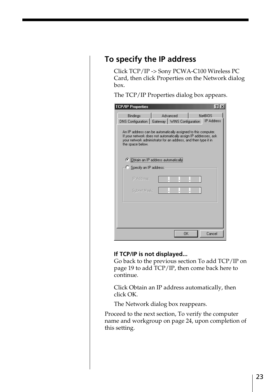 Sony PCWA-C100 User Manual | Page 23 / 68