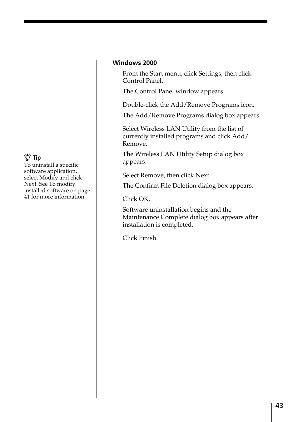 Sony PCWA-C100 User Manual | Page 43 / 68