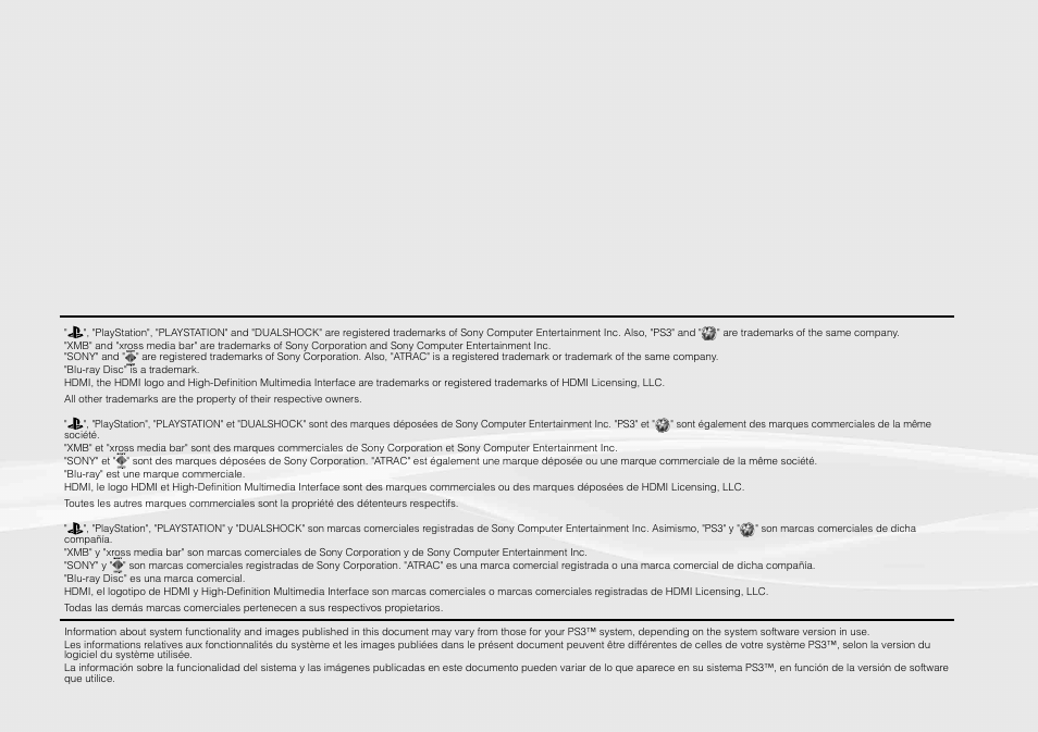 Sony 80GB Playstation 3 CECHL01 User Manual | Page 99 / 100