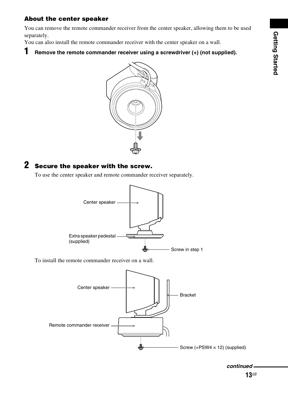 Sony 3-299-270-21(2) User Manual | Page 13 / 84