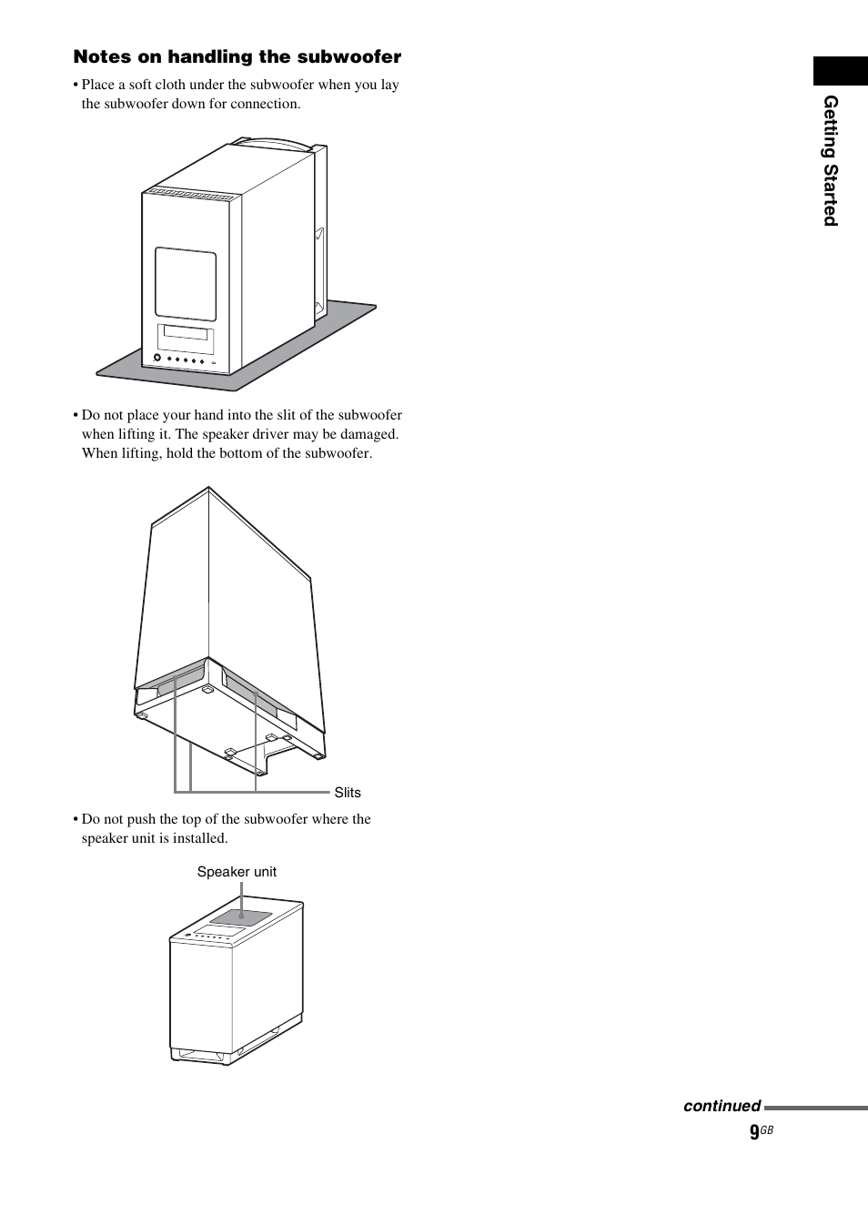 Sony 3-299-270-21(2) User Manual | Page 9 / 84
