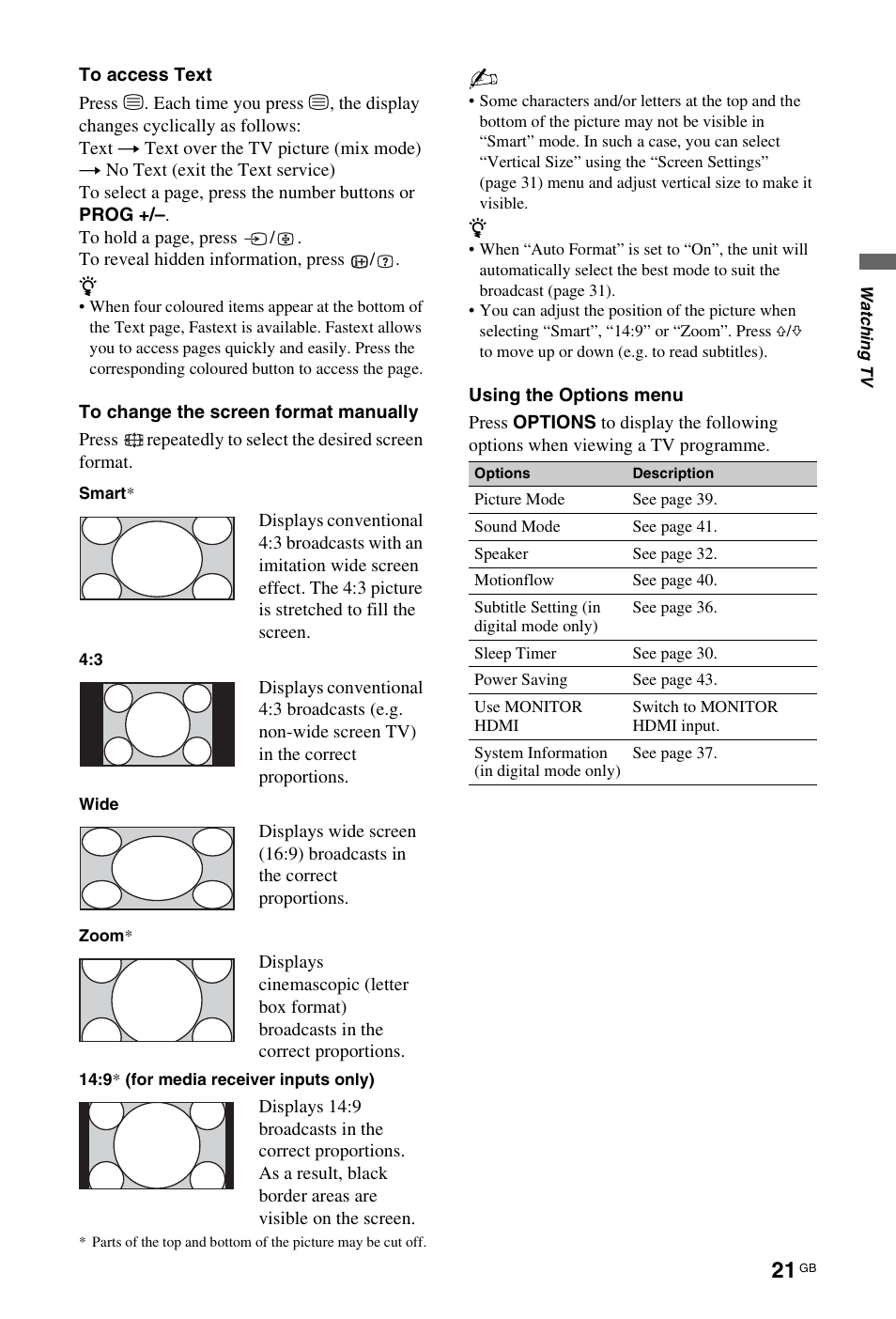 Sony BRAVIA 4-115-568-13(1) User Manual | Page 21 / 51