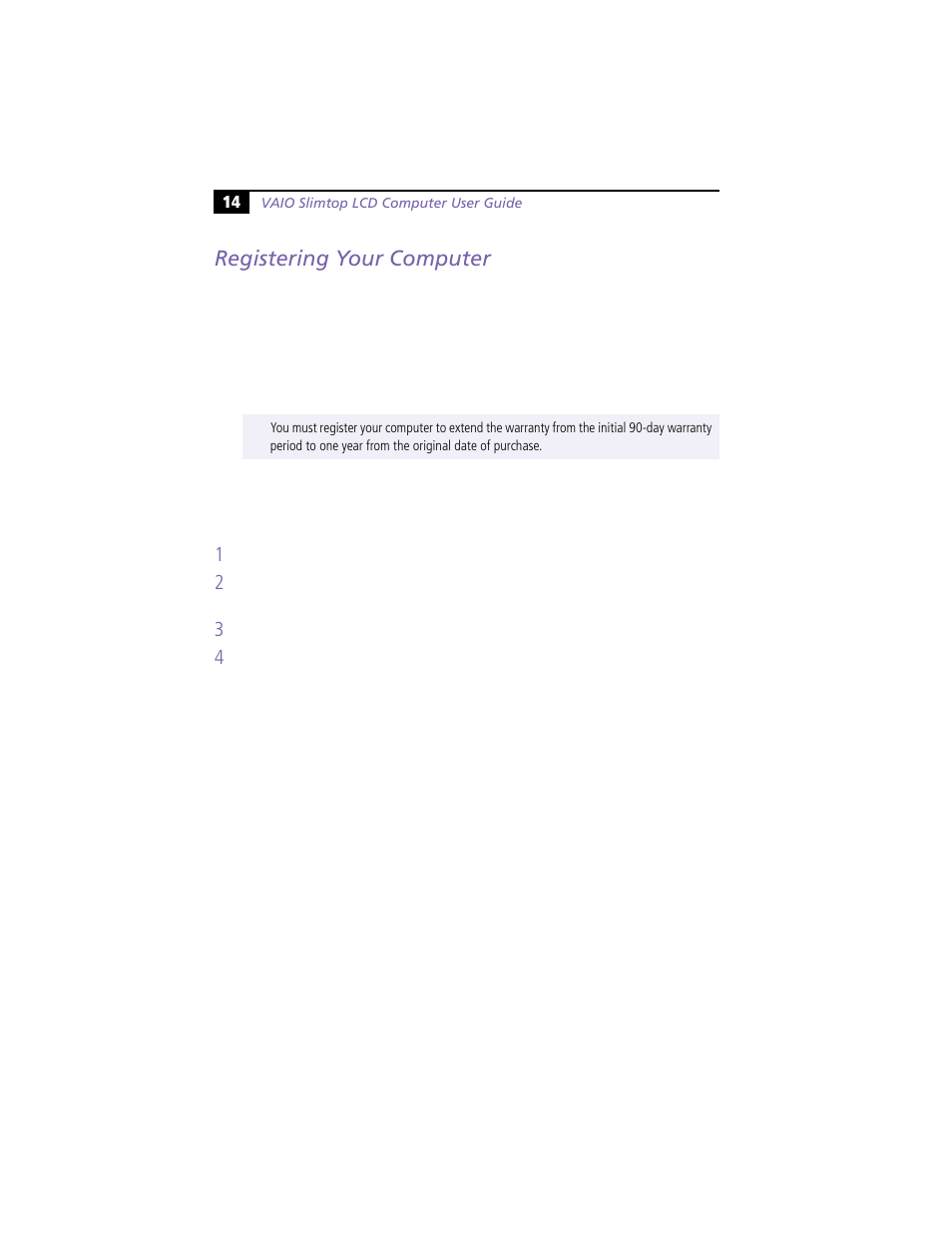 Registering your computer | Sony PCV-L620 User Manual | Page 18 / 52