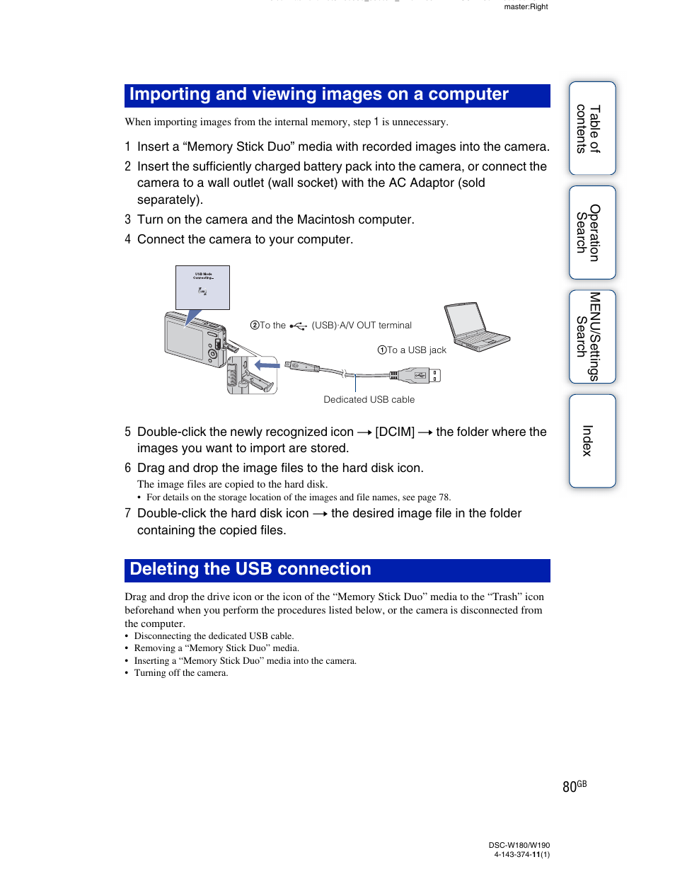 Sony Cyber-shot 4-143-374-11(1) User Manual | Page 80 / 104