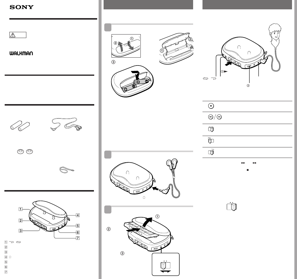 Sony WM-EQ5 User Manual | 2 pages