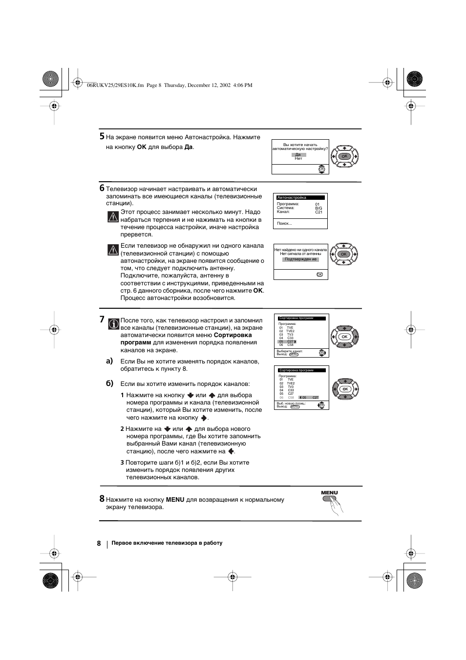 Sony KV-25RE10K User Manual | Page 108 / 142