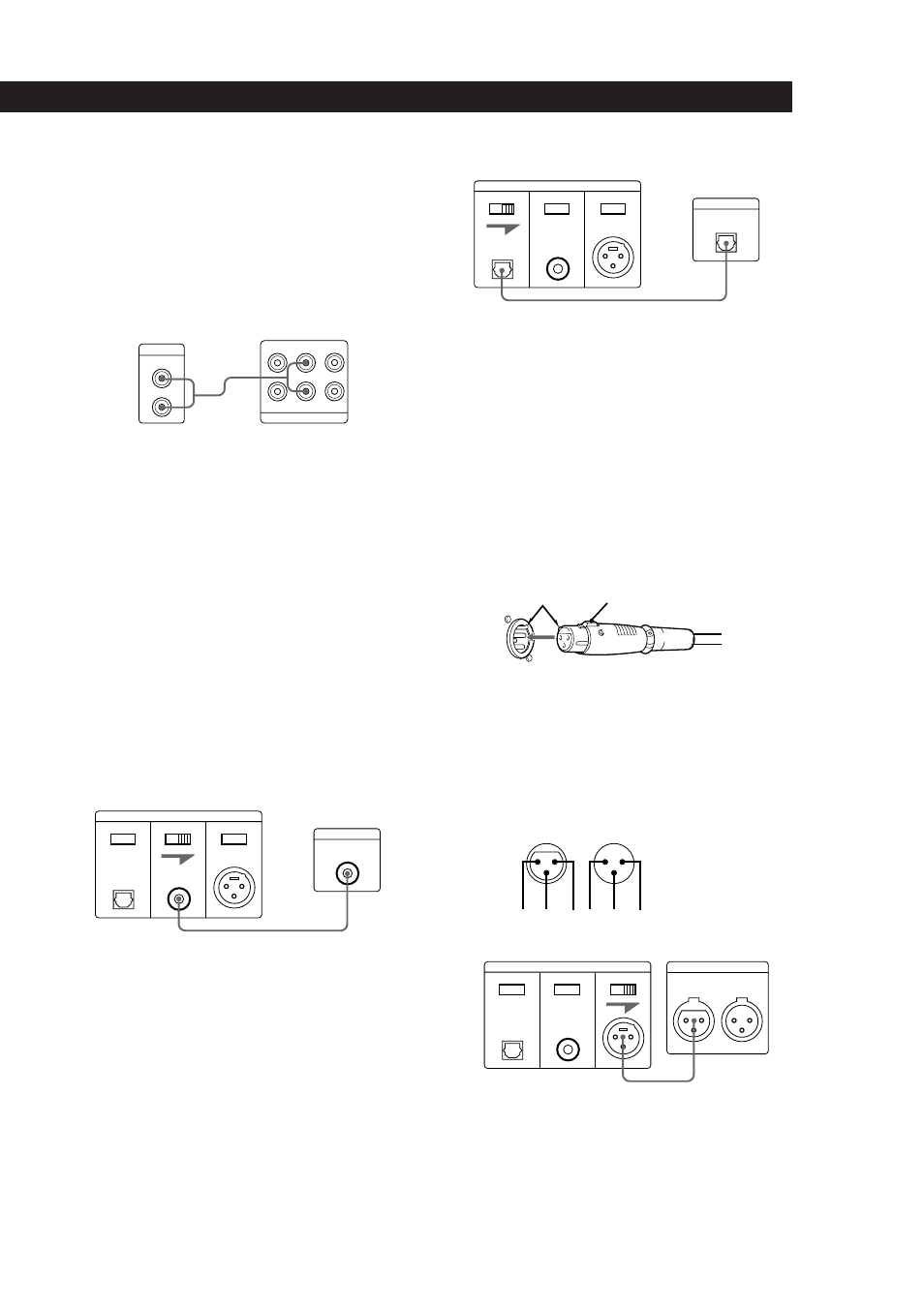 Vorbereitung 5, Anschluß, Siehe fortsetzung) | Einstecken des steckers, Abtrennen des steckers, Stiftbelegung | Sony CDP-X5000 User Manual | Page 49 / 90