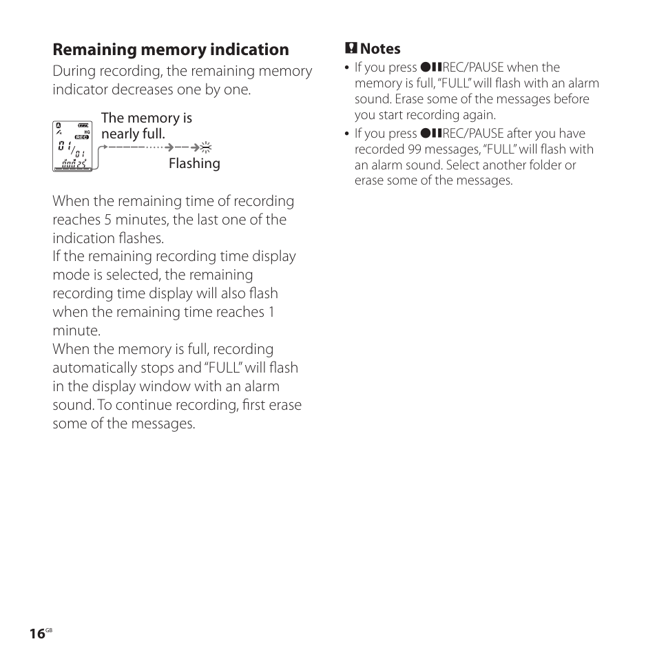 Sony ICD-P520 User Manual | Page 16 / 56