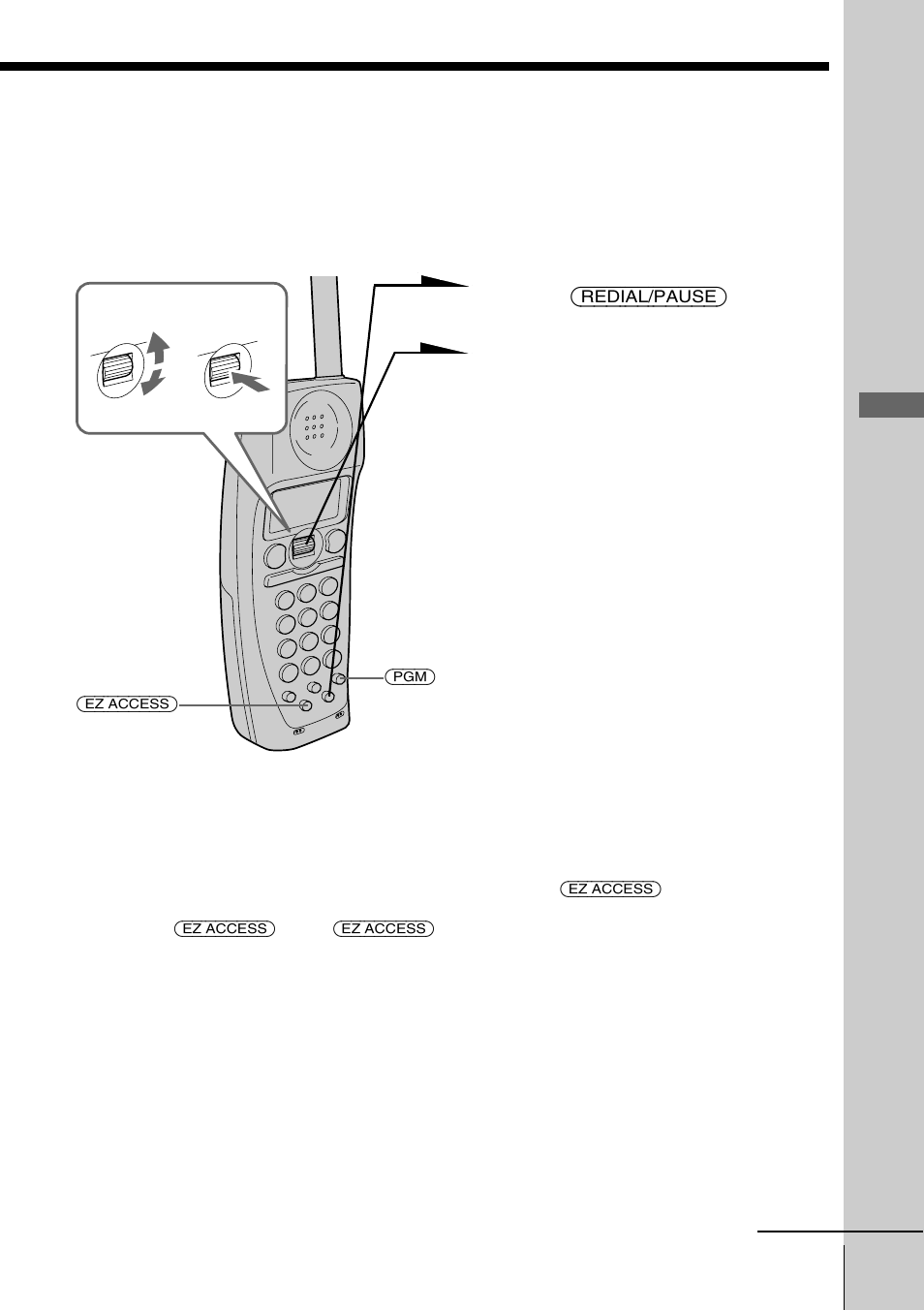 Redialing, Basics redialing | Sony PP-A2780 User Manual | Page 37 / 100