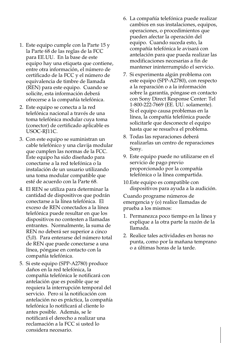 Sony PP-A2780 User Manual | Page 5 / 100