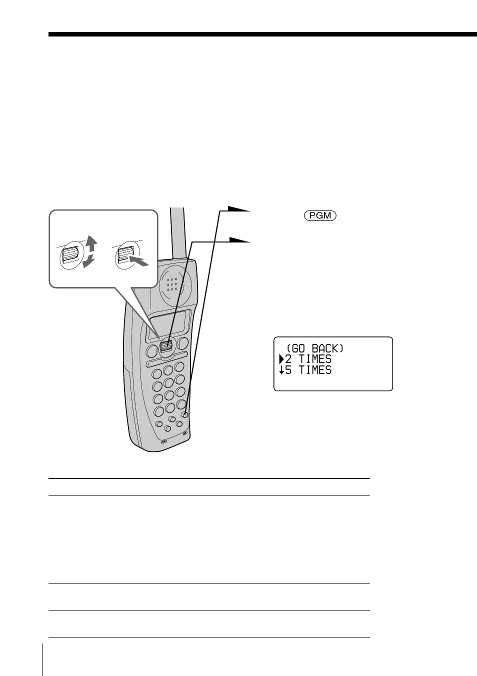 Selecting the ring time | Sony PP-A2780 User Manual | Page 62 / 100