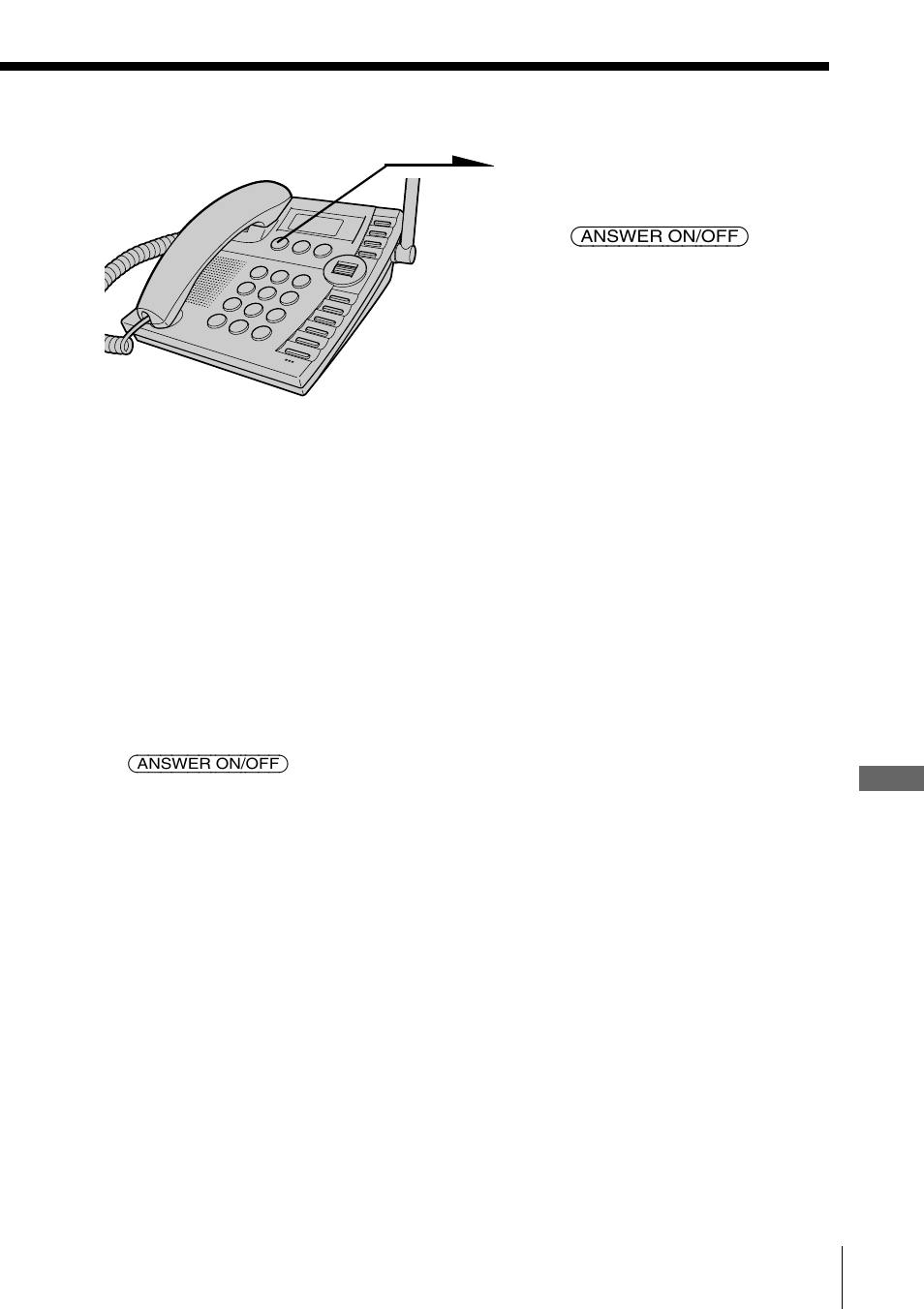 Turning on the answering function | Sony PP-A2780 User Manual | Page 67 / 100
