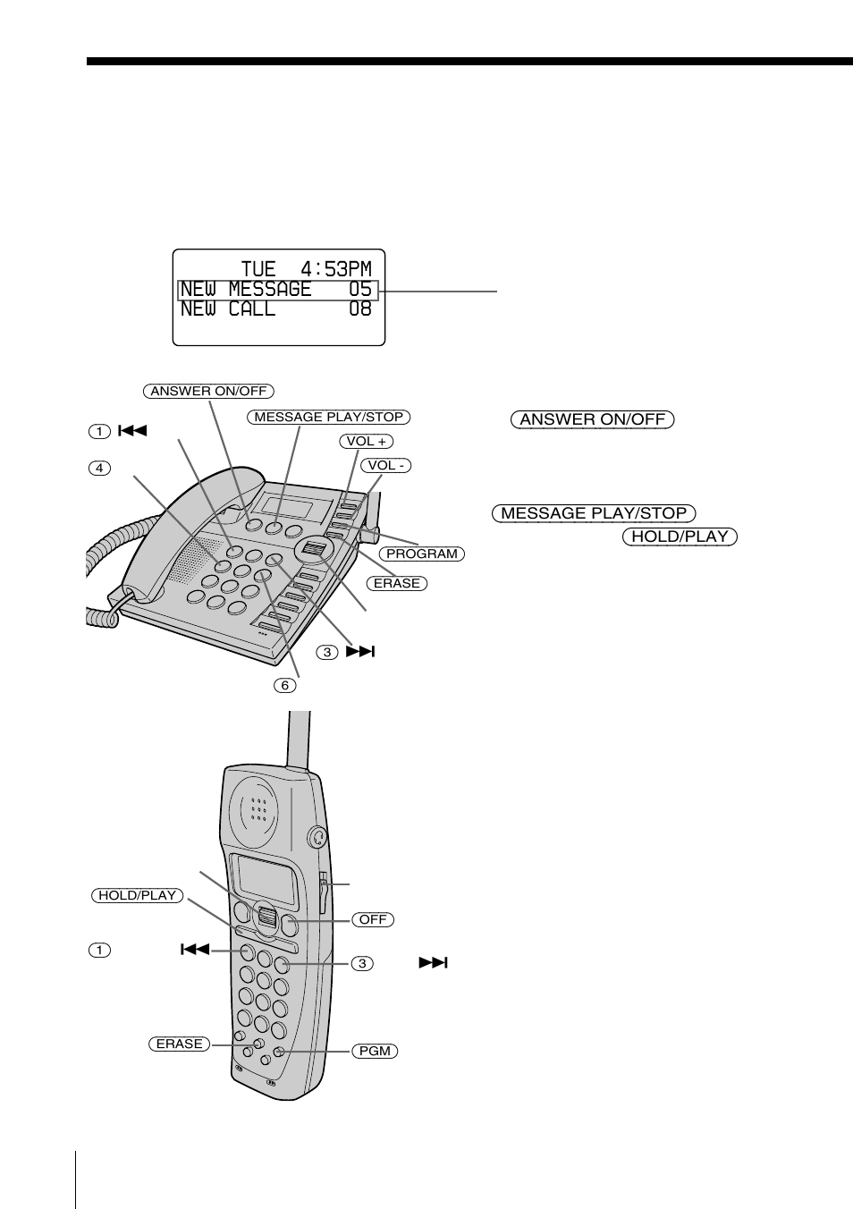 Playing back messages, When you come home | Sony PP-A2780 User Manual | Page 68 / 100