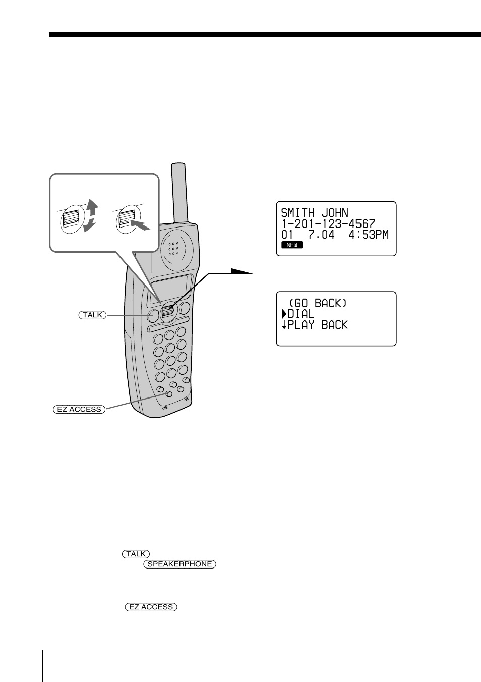 Using the caller id list, Calling back a number from the caller id list | Sony PP-A2780 User Manual | Page 80 / 100