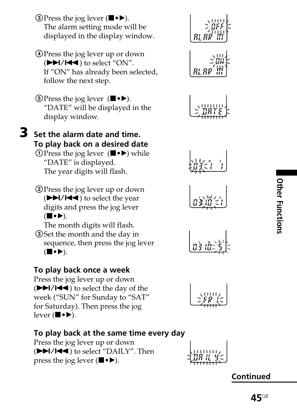 Sony ICD-ST20 User Manual | Page 45 / 68