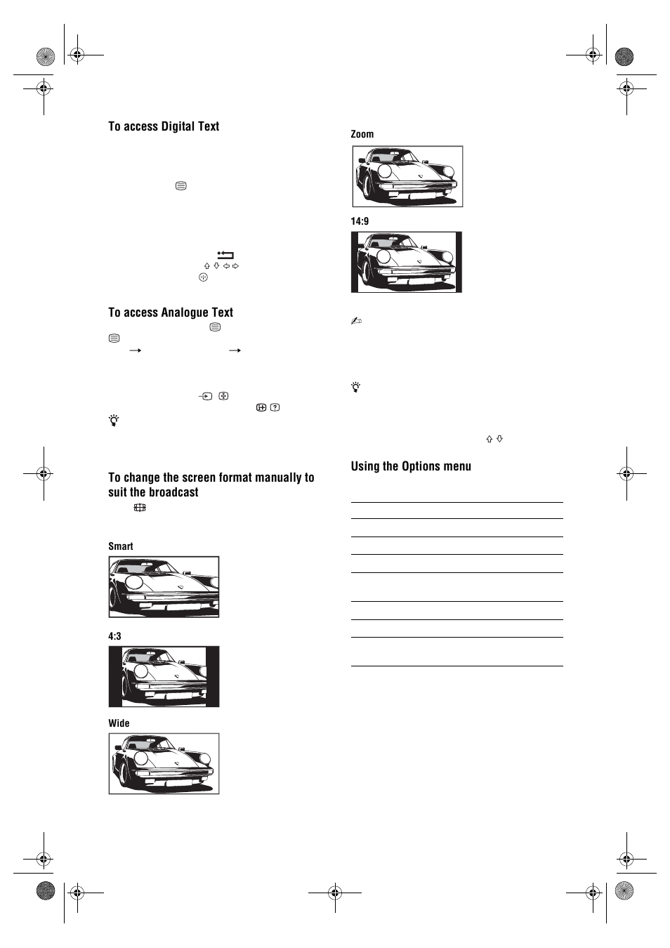 Sony Bravia KDL-26E40xx User Manual | Page 14 / 36