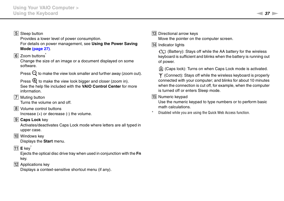 Sony VPCL2 User Manual | Page 37 / 190