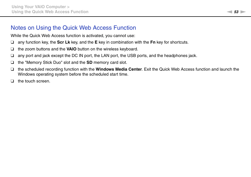 Sony VPCL2 User Manual | Page 53 / 190