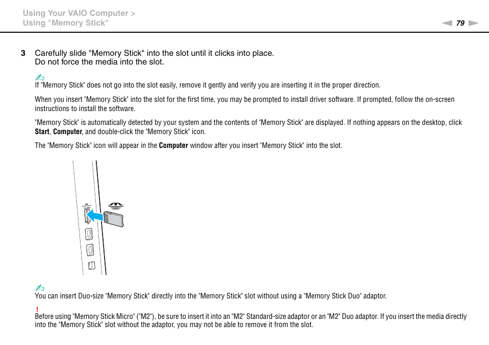Sony VPCL2 User Manual | Page 79 / 190