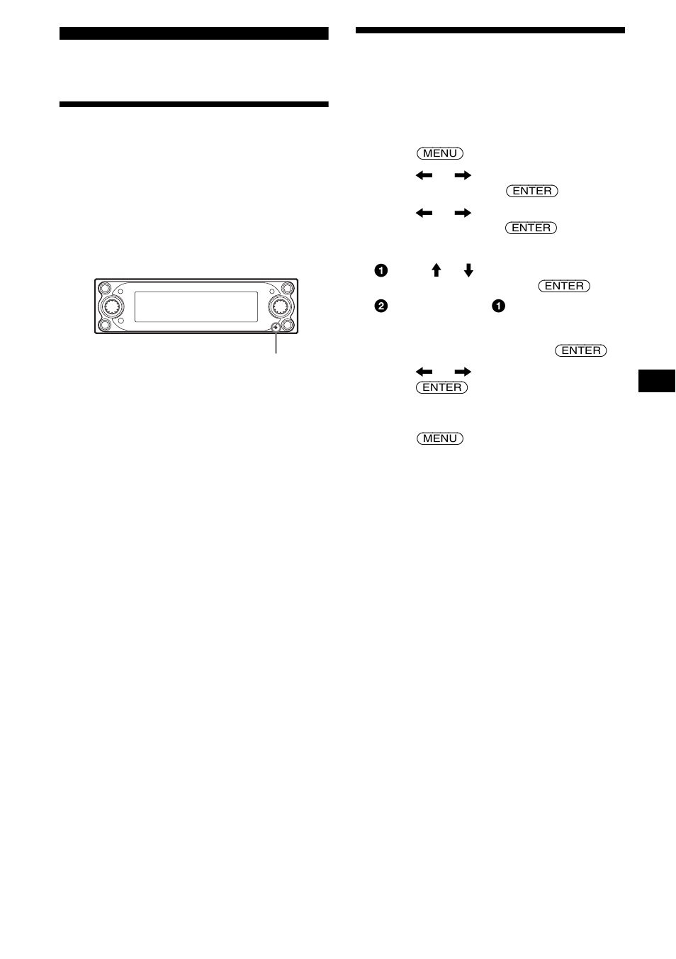 Getting started, Resetting the unit, Setting the clock and the calendar | Clock | Sony CDX-M9905X User Manual | Page 13 / 136