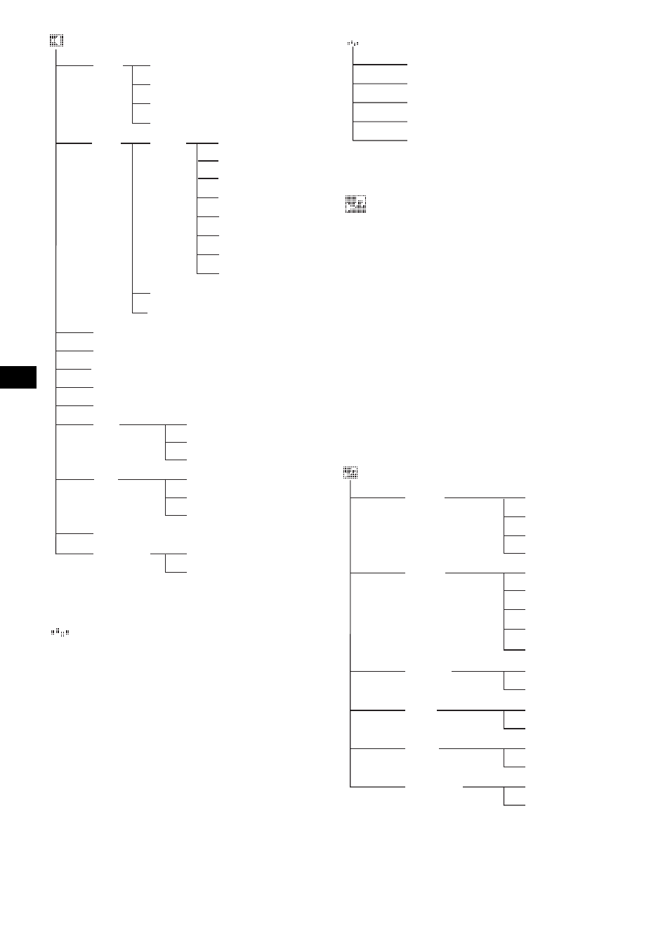 Custom menu, Playmode menu | Sony CDX-M9905X User Manual | Page 38 / 136